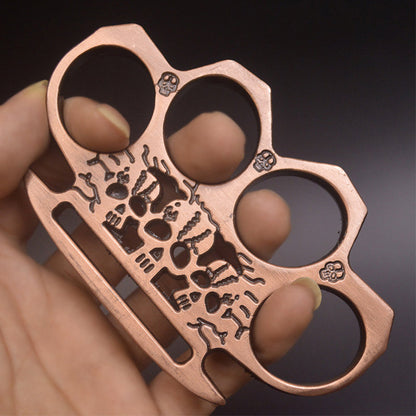 Ghost-Hard Brass Knuckle Duster Self-protection Window Breaker EDC