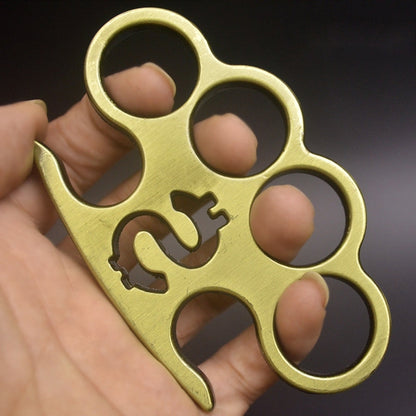 Bipedal Snake-brass Knuckle Duster Window Breaker Self Defense EDC