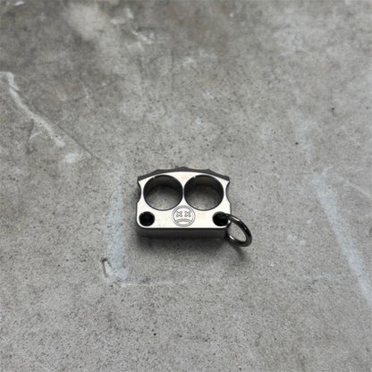 Mini Titanium Knuckle Duster Pendant Jewelry