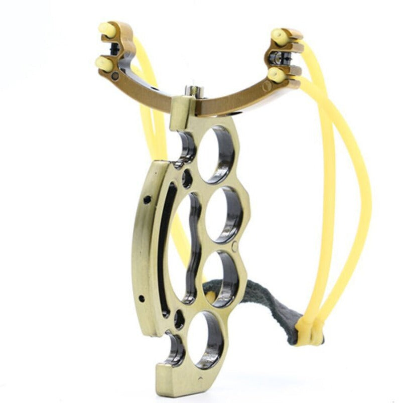 Catapult-Detachable Slingshot Brass Knuckle Duster Combat