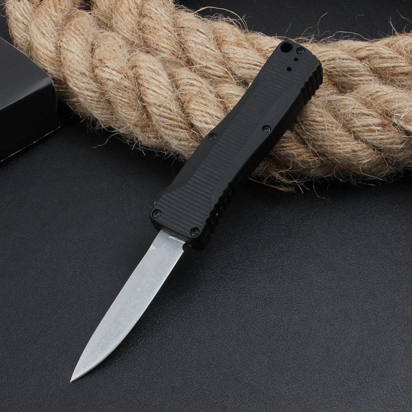 BM 4850 Stonewashed Blade Zinco Alumínio Cabo Faca Tática