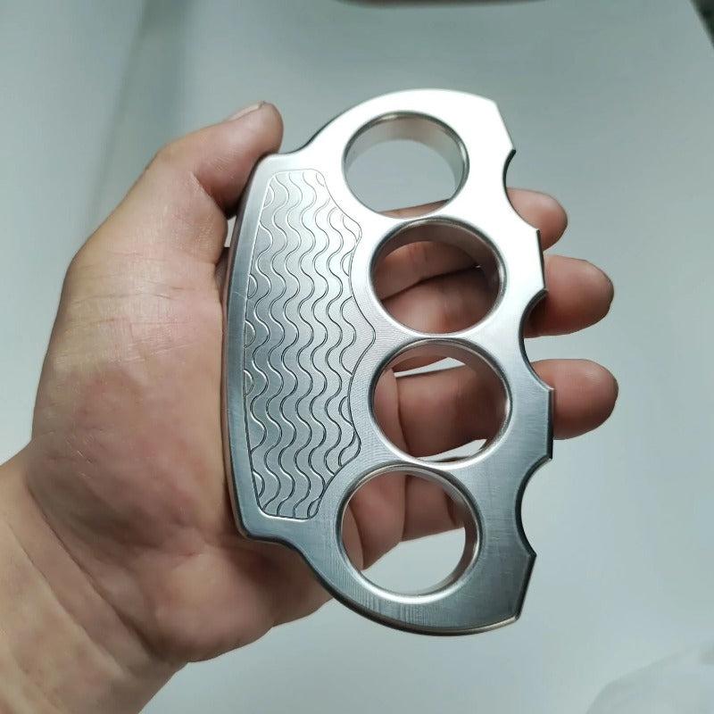 Steel Wrist- Solid Hard Stainless Steel Knuckle Duster EDC