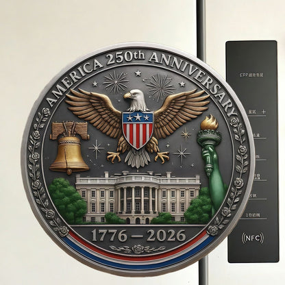 U.S. 250th Anniversary Creative Commemorative Acrylic Magnetic Refrigerator Magnet Magnetic Decoration