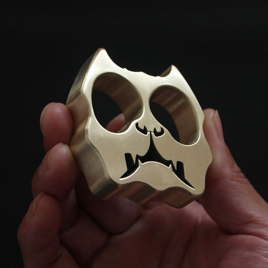 Dog Head- Exquisite Brass Knuckle Duster Safety-defend EDC