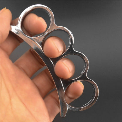 Crown-brass Knuckle Duster Lutando Autoproteção Portátil EDC