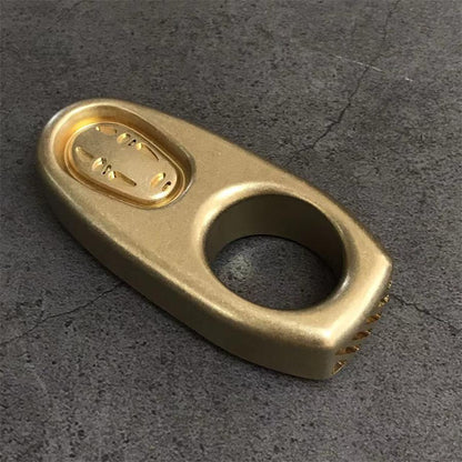 No Face Man- Mini Exquisite Solid Brass Knuckle Duster EDC