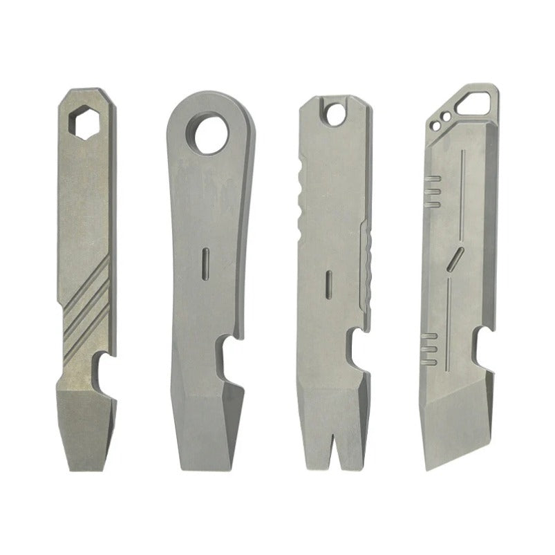 Titanium Alloy Mini Wrecking Bar Bottle Opener Portable EDC