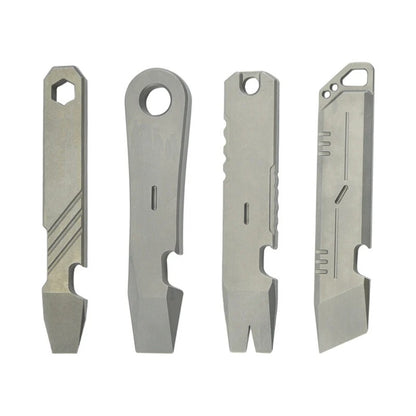 Titanium Alloy Mini Wrecking Bar Bottle Opener Portable EDC