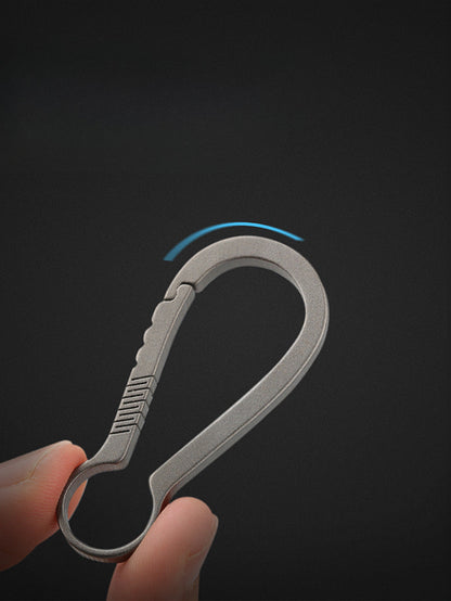 Fashion Minimalist Titanium Keychain Clip Key