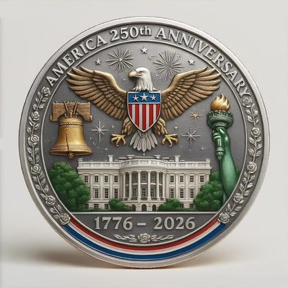 1776 United States 250 Anniversary Medal Exquisite Coin Commemorative Collection