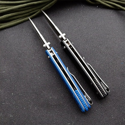 BM485 D2 Steel Folding Knife Fiberglass Edition Handle