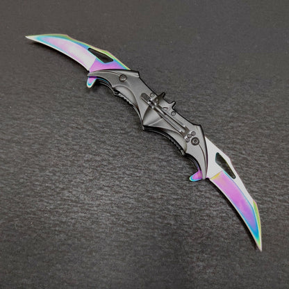 Double Blade Folding Knife Fashion Bat Knives