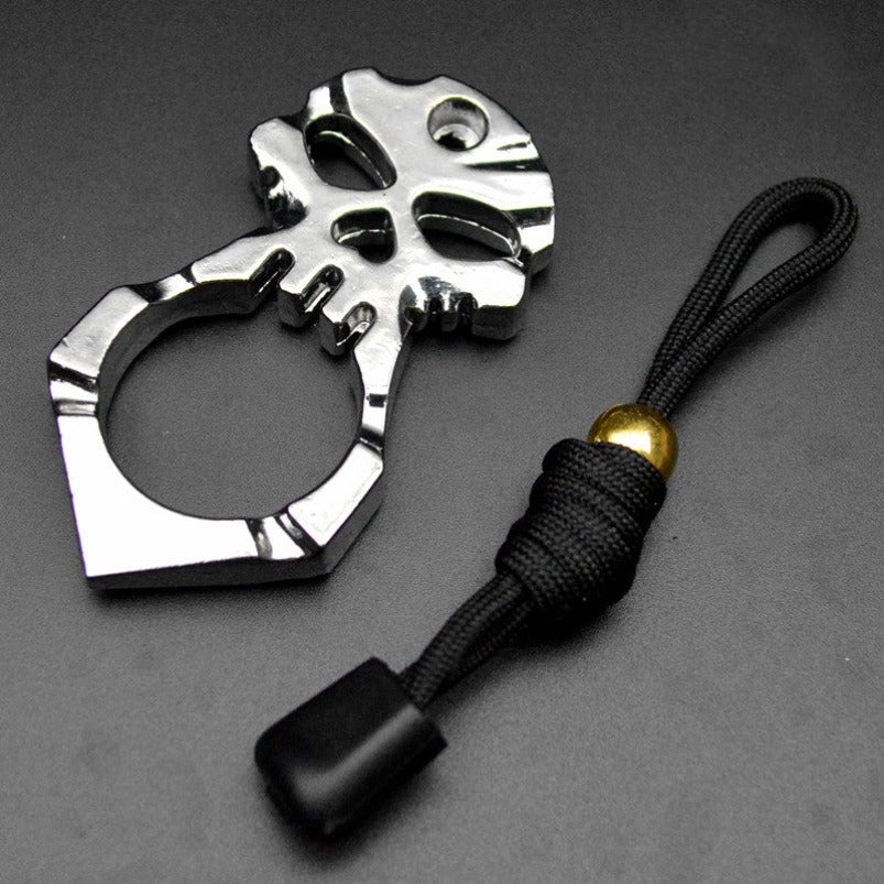 Ghost-brass Knuckle Duster One Finger Knuckles Key Buckle