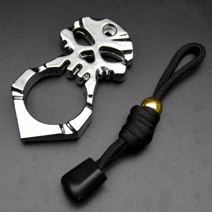 Ghost-brass Knuckle Duster One Finger Knuckles Key Buckle