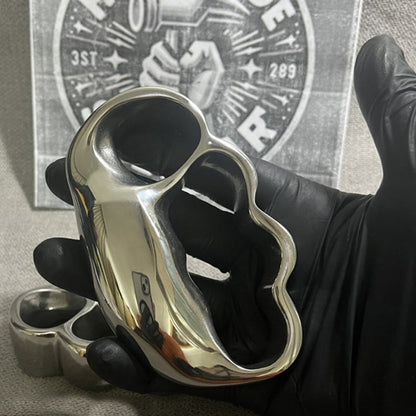 Flowing Clouds Sturdy Stainless Steel Knuckle Duster - Solid