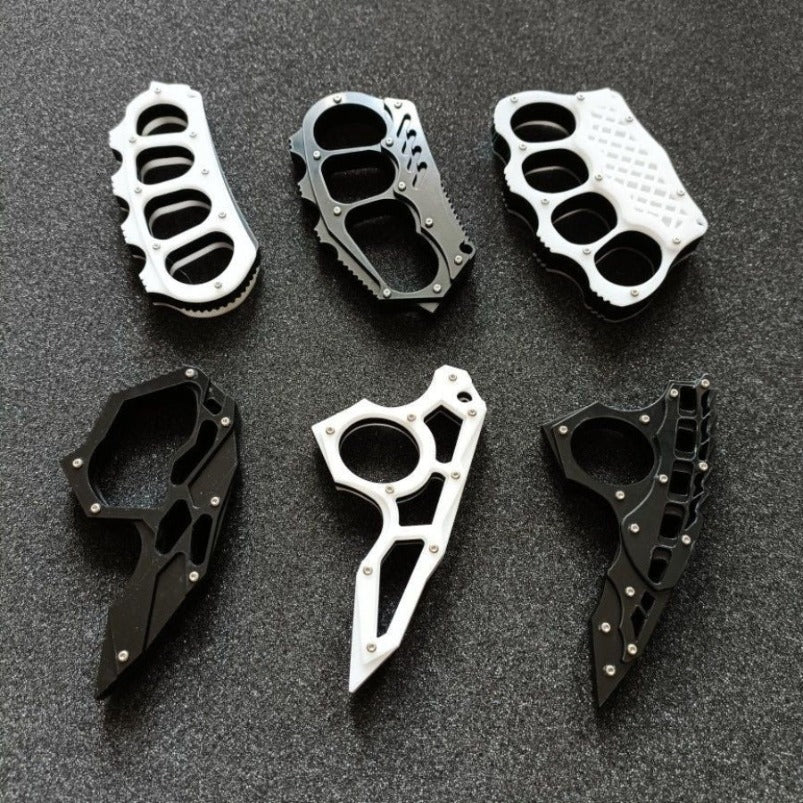 Knuckle Duster Multi-Estilo Equipamento de Proteção Multifuncional EDC