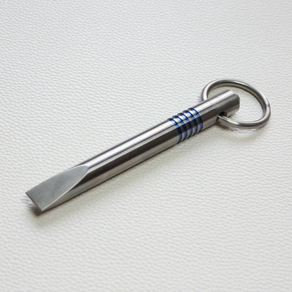TC4 Titanium X-G Mini Wrecking Bar Pendant EDC