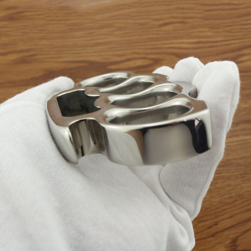 Eagle-With Rope Thickened Solid Pure Steel Knuckle Duster