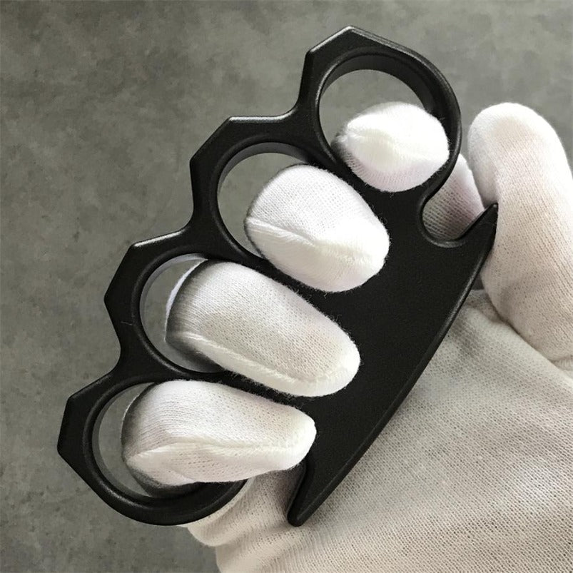 Black Aviation Aluminum Lightweight Knuckle Duster EDC