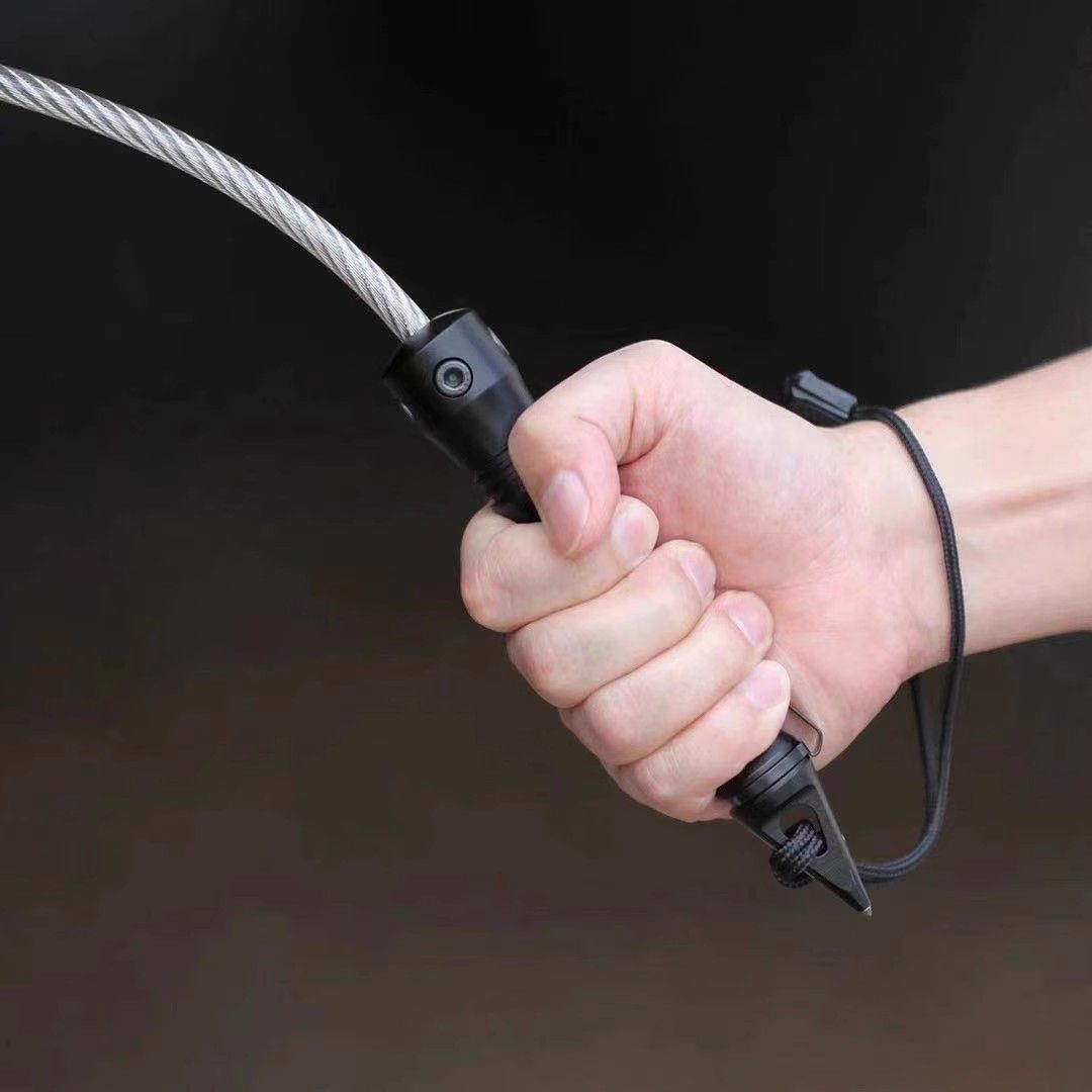 Tactical Whip Defense Martial Arts Practice EDC Tool