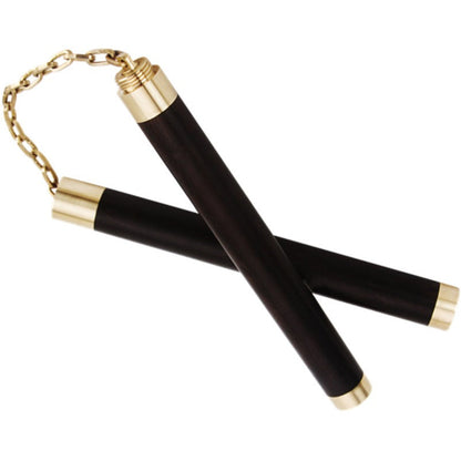 Handcrafted Brass Ebony Dual Section Martial Arts Stick EDC