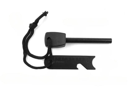 Multifunctional Field Emergency Kit Box Flint Compass Whistle Wire Saw