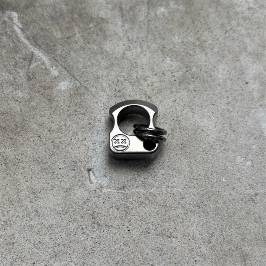Mini Titanium Knuckle Duster Pendant Jewelry