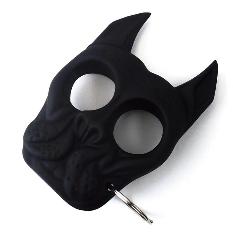 Bulldog-Hard Knuckle Duster ciondolo a due dita