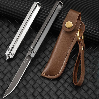 Outdoor Protective Mechanical Handle Folding Knife Mini Knives