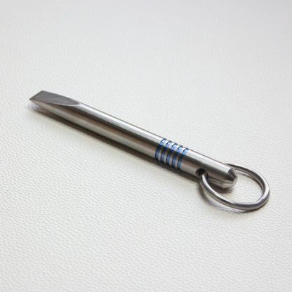 TC4 Titanium X-G Mini Wrecking Bar Pendant EDC