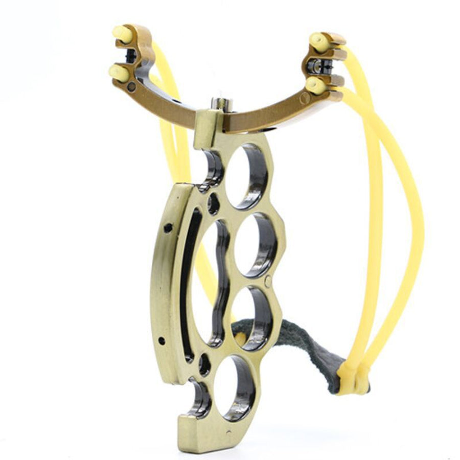 Catapult-Detachable Slingshot Brass Knuckle Duster Combat