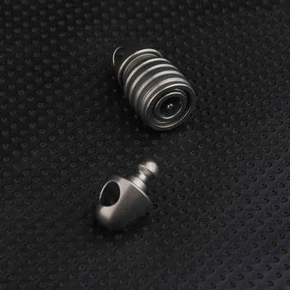 Titanium Rotating Keychain Multi-Hook Parachute Cord Pendant EDC