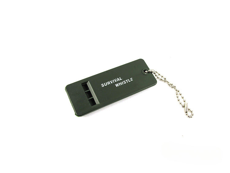 Multifunctional Field Emergency Kit Box Flint Compass Whistle Wire Saw