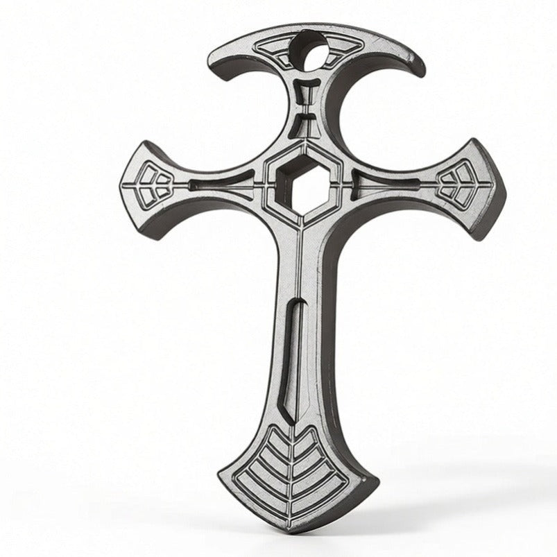 Multifunctional Cross Pendant Bottle Opener Hex Wrench