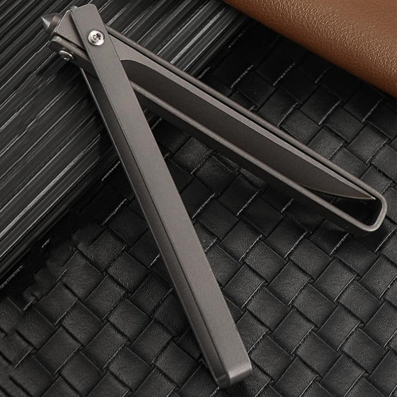 Outdoor Protective Mechanical Handle Folding Knife Mini Knives