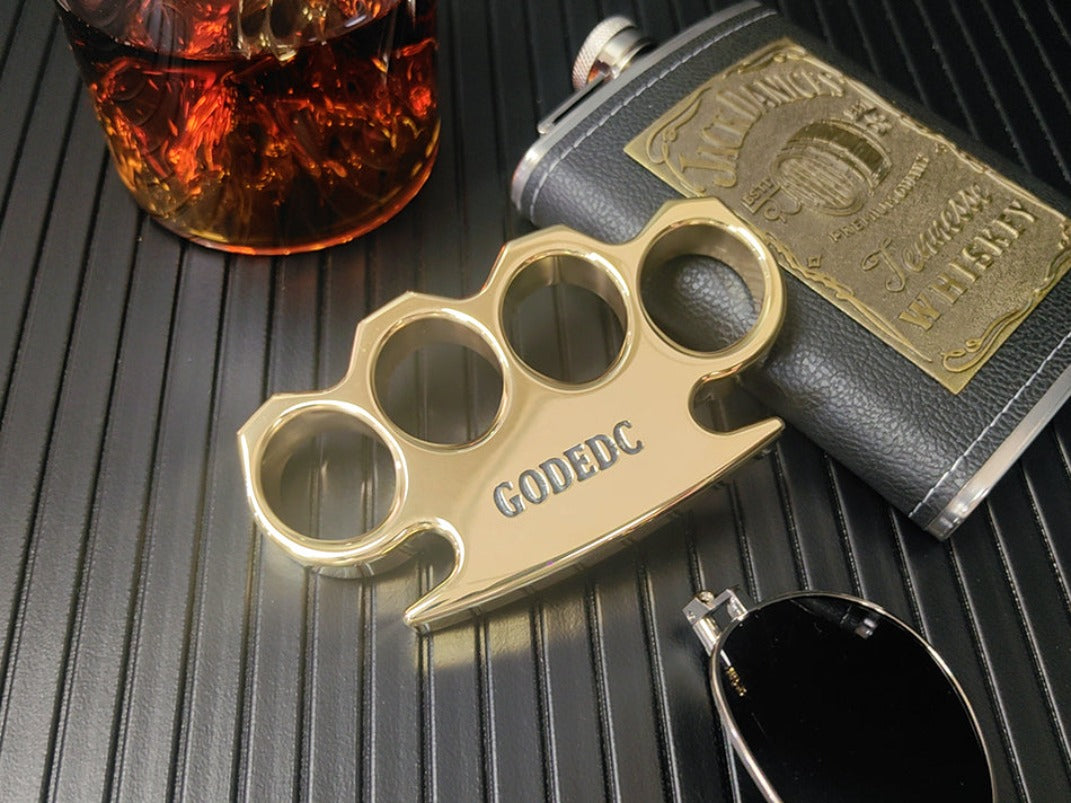 GOD EDC Classic Mirror Brass Knuckle Duster