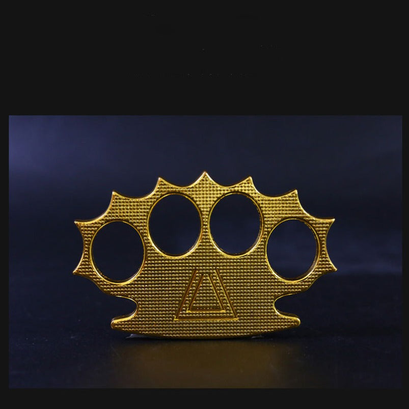 Hedgehog- Brass Knuckle Duster Finger Spiked Self Defense
