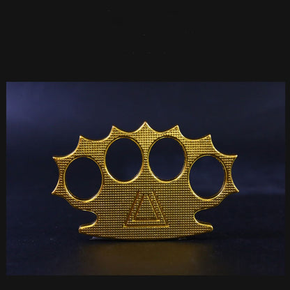 Hedgehog- Brass Knuckle Duster Finger Spiked Self Defense