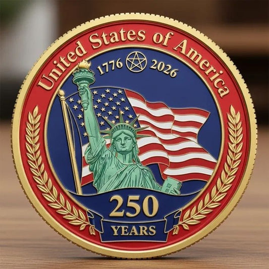 Statue of Liberty 250th Anniversary Golden Commemorative Coin