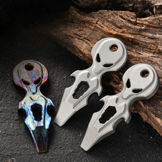 Titan Ghost Crowbar Wrench Bottle Opener Multi Tool EDC