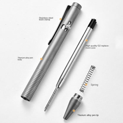 Titanium G2 Pen Refill Tactical Pen Broken Window EDC