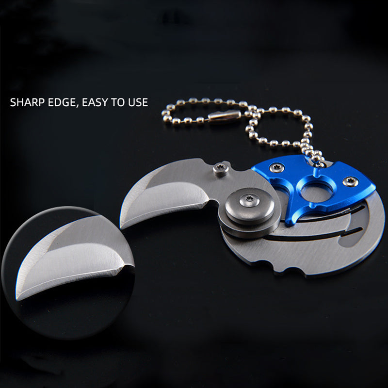 Defense Mini Coin Knife Pendant Chain EDC