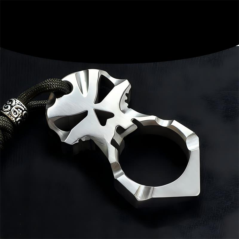 Mini Titanium Knuckle Duster Self Defense Combat EDC