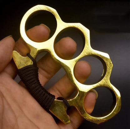 Classic-Thickened Brass Knuckle Duster Boxing Training EDC