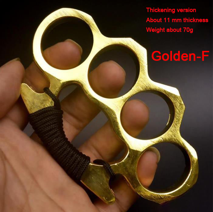 Classic-Thickened Brass Knuckle Duster Boxing Training EDC