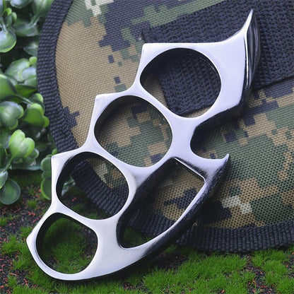 With Crowbar Head Brass Knuckle Duster Open Bottle EDC