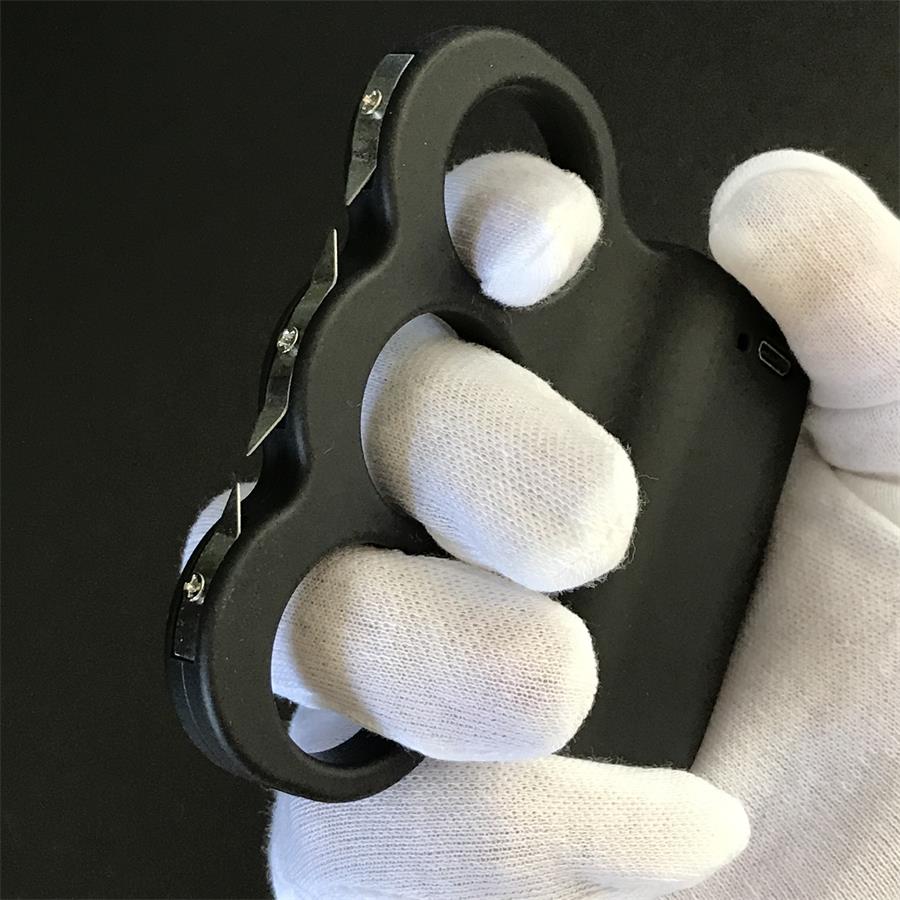 Three Finger Knuckles Electric Rod Stun GUN Self-protection