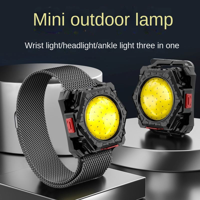 Head-mounted or Wrist Strong Light Waterproof Lighting Lamp