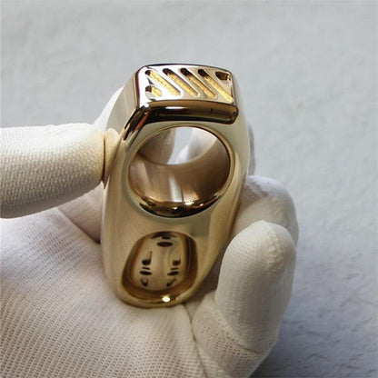 No Face Man- Mini Exquisite Solid Brass Knuckle Duster EDC