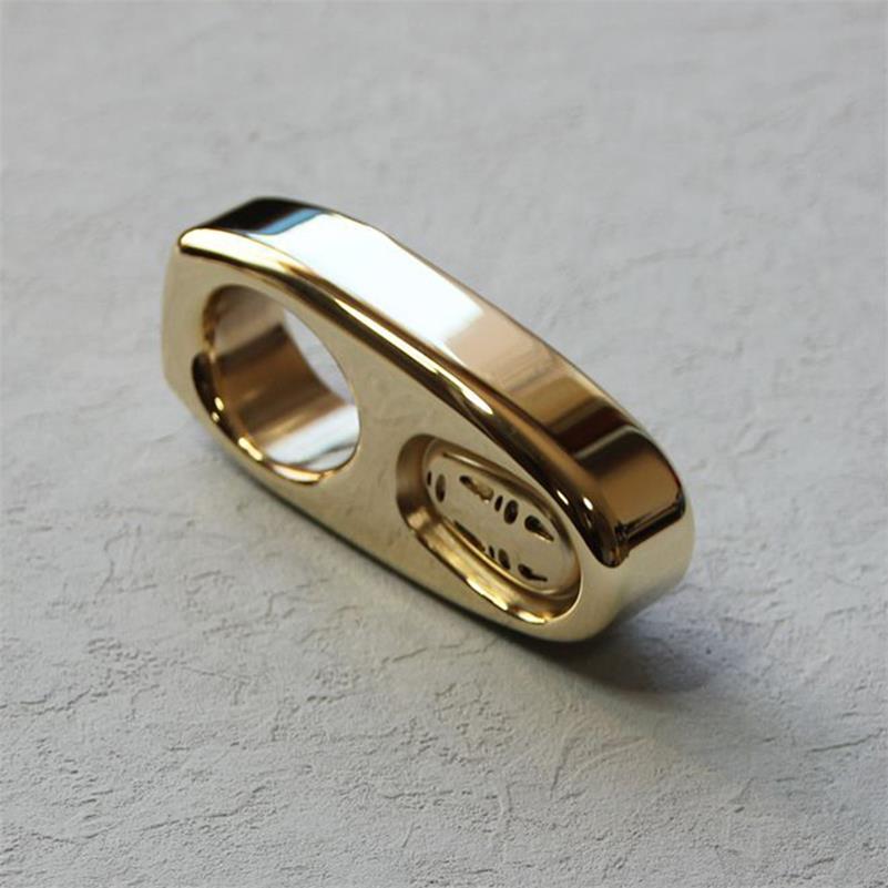 No Face Man- Mini Exquisite Solid Brass Knuckle Duster EDC